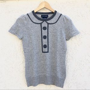 SUTTON CASHMERE Knit Sweater Tee NWOT